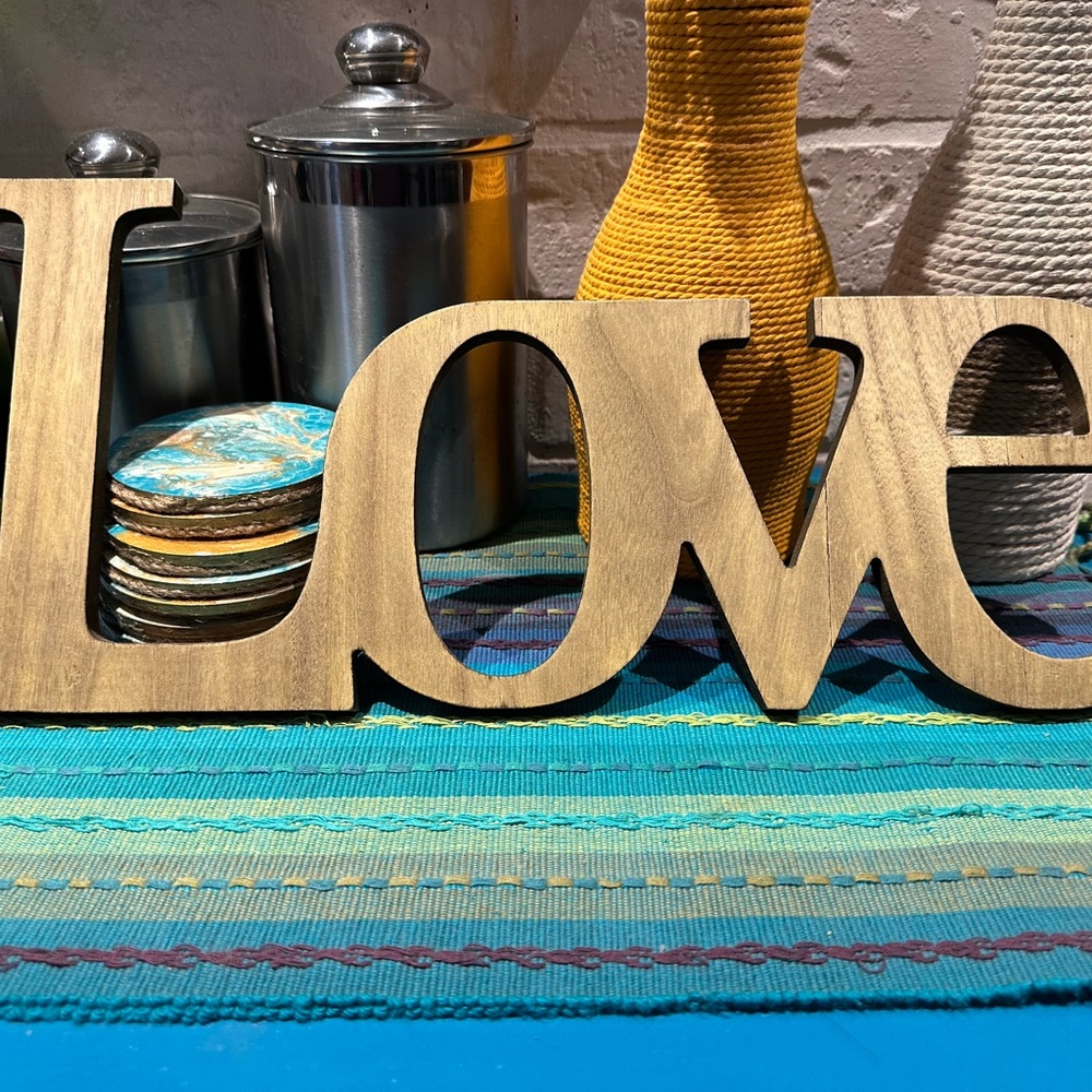 Hangable Home Decor 17” - “Love” Sign